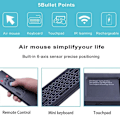 Miniatyrbillede 3 af 8: 2,4 GHz Air Mouse Fjernbetjening/Mini Tastatur Trådløs med Touchpad og LED