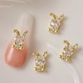 Miniatyrbild 5 av 5: Nageldekoration Set, Legering, 10 st, Modeller A, Guld/silver