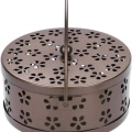 Miniatyrbilde 3 av 5: Myggspiralholder i metall, bærbar jernmyggspiralbeholder