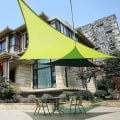 Miniatyrbillede 4 af 5: Vandtæt solbeskyttelsesmarkise 3x3x3m - Perfekt til terrasse, altan og have - Modstandsdygtig over for UV-stråler - Grøn farve