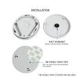Miniatyrbild 4 av 5: Förpackning inomhus LED rörelsesensor skåpbelysning batteridriven vitt ljus