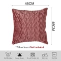 Pikkukuva 2 / 5: 18x18 \"Sammet örngott med saxtryck trim lyxigt mjukt kuddfodral lämpligt för bondgård soffa vardagsrum