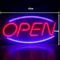 Miniatyrbillede 2 af 6: LED Åben Neon Skilte Åben Ord Neon Natlys til Værelsesindretning Lys Lampe