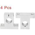 Miniatyrbillede 1 af 5: 4 stk. SK8 8mm CNC Lineær Bevægelse Kugleslide Enheder Skinne Support Guide Shaft Leje