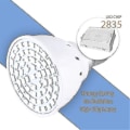 Pikkukuva 2 / 5: 80 Led täyden spektrin kasvivalo sisäkasveille, Gu10