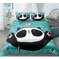 Miniatyrbilde 1 av 2: Xm-11# 3d Panda Animal Cute Kit Dynetrekk Sett Tredelt Sett Firedelt Sett