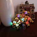 Miniatyrbild 2 av 5: Färgglad Eid-lyktsträngljus Batteridriven Gyllene Ramadan