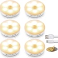 Miniatyrbild 1 av 5: Paket LED-lampor med rörelsesensor, uppladdningsbara batterilampor LED, inomhus