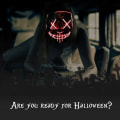 Pikkukuva 5 / 5: Yksivärinen LED-kauhunaamio, Halloween-naamio, Purge 3X-valotehosteilla, ohjaus