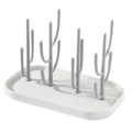 Miniatyrbilde 1 av 5: Plassbesparende arbeidsbenk for tørkestativ for babyflasker, babygrå