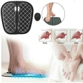 Miniatyrbillede 5 af 6: Fod Stim Pro Fysioterapi Massagemåtte, Sammenklappelig Bærbar Elektrisk Massagemåtte, Fodakupunkturpunkt Massagemåtte, der Fremmer Blodcirkulationen Muskel Smertelindring (2STK, Rund)