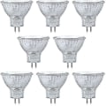 Miniatyrbilde 1 av 5: Halogenpære 12v 20w, Gu4 lyspære Varm hvit 2800k dobbel pin Reflektor Sokkelpære, Spotlight 2 nål Gu4 innfelt skinnesystembelysning