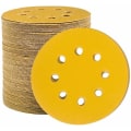 Miniatyrbild 1 av 5: 125 mm sandpapper slipdiskar, 100 slipdiskar slipmaskiner slipdynor runda 8 L