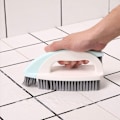 Miniatyrbild 5 av 5: Rengöringsborste, 2 i 1 badrumsrengöringsborste skrubber för kök badrum universell fogborste badrumsplatta