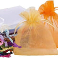 Miniatyrbillede 1 af 5: Organza Gaveposer Bryllup Gunstposer med Snøre Blandede Farver