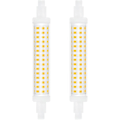 Miniatyrbilde 1 av 5: 10w R7s Lineær Ultra-tynn Led Pære 118mm Naturlig Hvit 4000k, 1300lm, 360 Grader (2 Stykker)