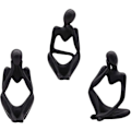 Miniatyrbild 1 av 3: Trendig skulpturfigur Staty Serie Modern ihålig dekoration --3packad