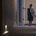 Miniatyrbilde 8 av 8: Guide light dobbel stikkontakt veggplate LED firkantet bevegelsessensor