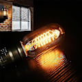 Miniatyrbilde 2 av 5: 10 stk 40w Edison Vintage Glødelampe Dimbar T45 Spiral Filament E26 E27 Amber--(WR)