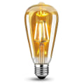 Miniatyrbillede 1 af 2: Dress Up Retro LED-pære St64 antik stil wolfram pære dæmpbar 4w E27 dekorativ glødetrådspære - 2 stk.