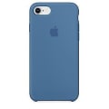 Miniatyrbilde 1 av 2: Denim Blå Apple Silikondeksel for iPhone 7 og 8