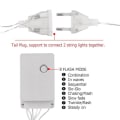 Miniatyrbilde 5 av 8: Jule LED-gardin istapp-lys 220V LED-fest