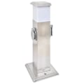 Miniatyrbillede 1 af 4: Havehave-sokkel med lampe i rustfrit stål - Zjc7458882945033