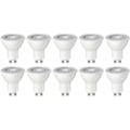 Pikkukuva 3 / 4: 10 LED-spottilampun sarja GU10 5W (vastaa 50 W) Lämmin valkoinen Ei himmennettävissä [Energiatehokkuusluokka F], GU.B/good