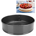 Miniatyrbilde 4 av 5: Non-stick spenne avtakbar bunn kakeform rund form karbonstål DIY mousse bakeform (22cm)