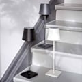 Miniatyrbillede 3 af 5: Dæmpbar trådløs bordlampe 3-vejs aluminium trådløs lampe løsning (, sort)