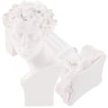 Miniatyrbilde 3 av 3: Romersk søyle David-statue Gresk David-statue Harpiks skulptur Hjemmedekor -1 sett