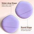 Miniatyrbillede 3 af 5: Make-up Puff, Foundation Powder, Kosmetisk Puff, 2 stk.