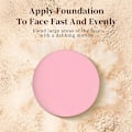 Miniatyrbilde 4 av 5: 12 stk runde sminke svamper med luftputepudderpuff, sminkepuff for foundation, concealer