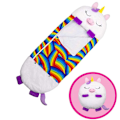 Pikkukuva 1 / 6: Suuri lasten makuupussi, pehmeä lämmin tyyny, yksisarvinen lahjalelu, useita vaihtoehtoja White unicorn model Small size length 135cm