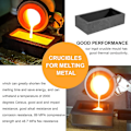 Miniatyrbild 5 av 5: 1 kg grafitgötform gjutning tacka degelform silverguld tacka form smältning gjutning raffinering