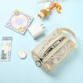 Miniatyrbillede 5 af 5: Mesh kosmetik taske, rejseartikler, toilettaske, lavet af nylon fortykket mesh