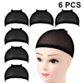 Miniatyrbilde 1 av 5: Pakke med lysebrune parykkluer for lace front parykker med silkefôr, vevd, elastisk nylon parykklue for kvinner, menn, barn og jenter