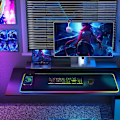 Miniatyrbillede 7 af 7: GIM RGB Gaming Musemåtte 10W Musepad LED 800x300x4mm 14 lystilstande med 10W