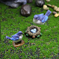 Miniatyrbillede 4 af 5: Harpikshavefigurer til haven til terrasse og dam
