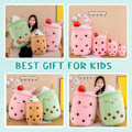 Miniatyrbilde 6 av 6: Boba Tea Kos Koselig Plysj, Plysj Fylt Leke Boba Te Kopp Kaffe 50cm