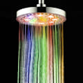 Miniatyrbild 4 av 8: 3-färgad LED-lampa, automatisk temperaturkontroll för duschen