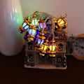 Miniatyrbild 1 av 5: Färgglad Eid-lyktsträngljus Batteridriven Gyllene Ramadan