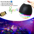 Miniatyrbild 3 av 5: LED discokula, 16 ljusformer, musikkontroll, ljuseffekter