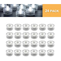 Miniatyrbild 3 av 5: 24-pack vita vattentäta undervattensrunda mini LED-tealights nedsänkbara lampor för hem bröllopsfest vas festival Alla hjärtans dag dekoration