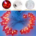 Miniatyrbild 3 av 8: 3D Thanksgiving Dekorationer Lönnljus 3 Meter 30 LED-lampor