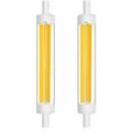Pikkukuva 1 / 5: R7S 15W 118mm COB LED-lamppu 360 asteen lineaarinen filamentti J118 Spotlight-lamppu 1200