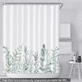 Miniatyrbillede 4 af 5: Mildew Proof Bruseforhæng Polyester Stof Bruseforhæng Maskinvaskbar Vandtæt Bruseforhæng med 12 Kroge til Badeværelse 180 x 180cm