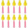 Miniatyrbilde 1 av 5: Pakke med 10 baby smokk melkeflasker smokk svamp rengjøring rosa