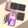 Miniatyrbild 2 av 2: Äkta läder + PC-fodral för Motorola Razr 40