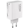 Miniatyrbilde 2 av 2: Xiaomi-kompatibel 120W HyperCharge Combo, Type-A EU Plugg Hurtiglader 120w